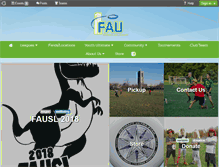 Tablet Screenshot of fauweb.com